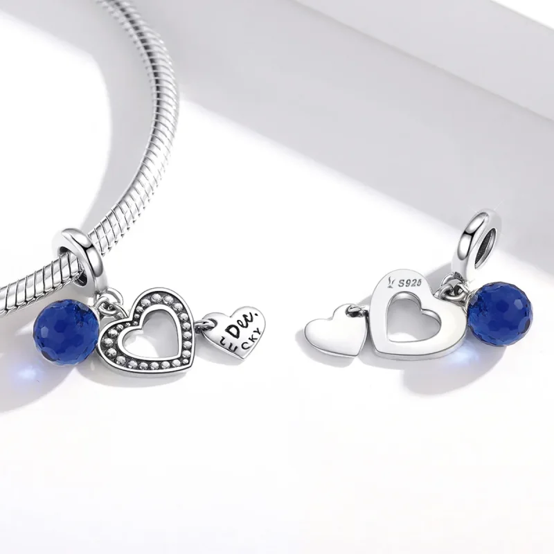 (bilde for) Pandora Style Silver Lucky December Dangle - SCC1721 - Vis 4