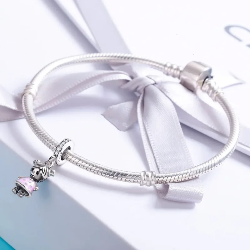 (bilde for) Pandora Style Silver Perfect Life Is Sweet Dangle - SCC543 - Vis 4