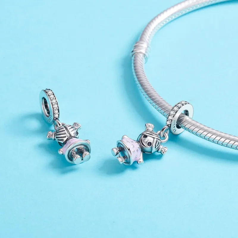 (bilde for) Pandora Style Silver Perfect Life Is Sweet Dangle - SCC543 - Vis 5