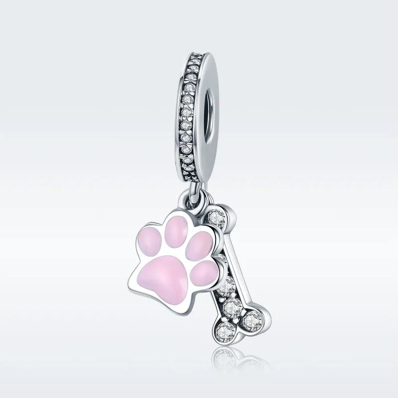 (bilde for) Pandora Style Silver Pet Lover Dangle - SCC452 - Vis 2