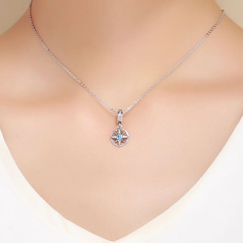 (bilde for) Pandora Style Silver Polaris Dangle - SCC847 - Vis 5