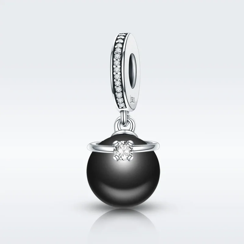 (bilde for) Pandora Style Silver Prestige Pearls Dangle - SCC572 - Vis 3