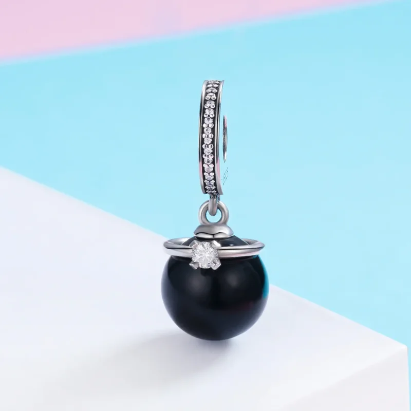 (bilde for) Pandora Style Silver Prestige Pearls Dangle - SCC572 - Vis 4