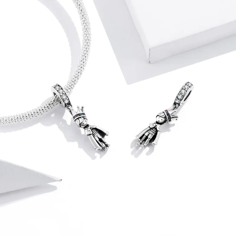 (bilde for) Pandora Style Silver Prince of The Sea Dangle - SCC1584 - Vis 4