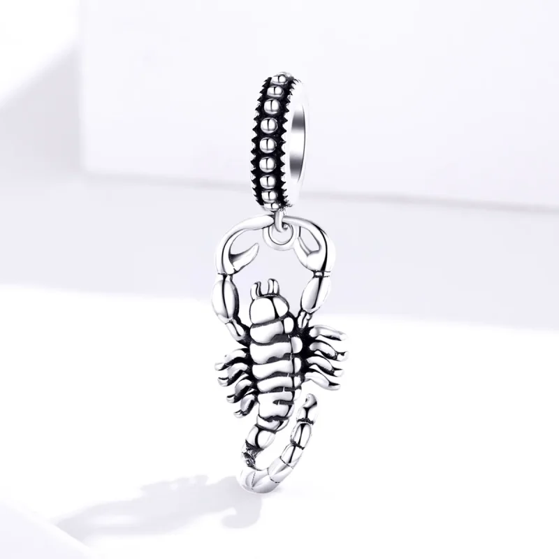 (bilde for) Pandora Style Silver Scorpio Dangle - SCC1329 - Vis 2
