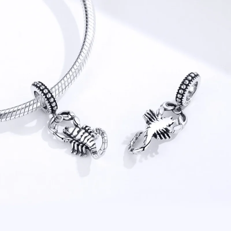 (bilde for) Pandora Style Silver Scorpio Dangle - SCC1329 - Vis 4
