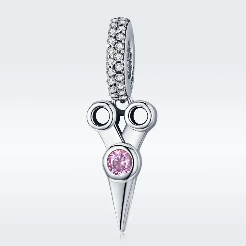 (bilde for) Pandora Style Silver Small Hair Stylist Saks Dingle - SCC656 - Vis 2