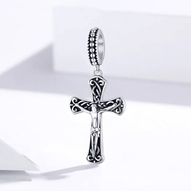 (bilde for) Pandora Style Silver The Cross of Jesus Dangle - SCC1407 - Vis 2
