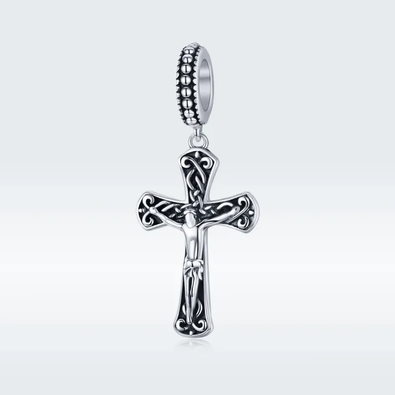 (bilde for) Pandora Style Silver The Cross of Jesus Dangle - SCC1407 - Vis 5