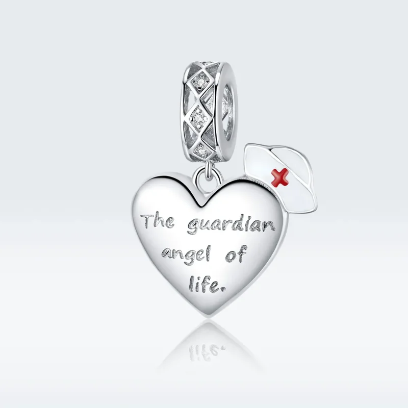 (bilde for) Pandora Style Silver The Guardian Angel of Life Dangle - BSC307 - Vis 5