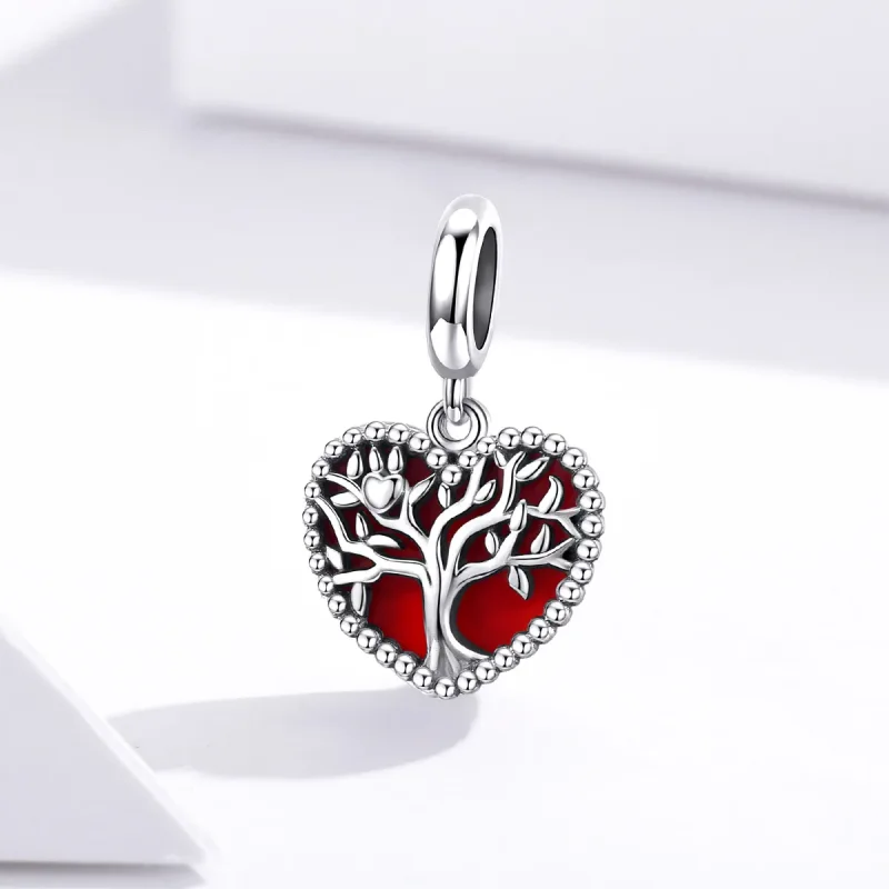 (bilde for) Pandora Style Silver Tree of Love Dangle - SCC1556 - Vis 3