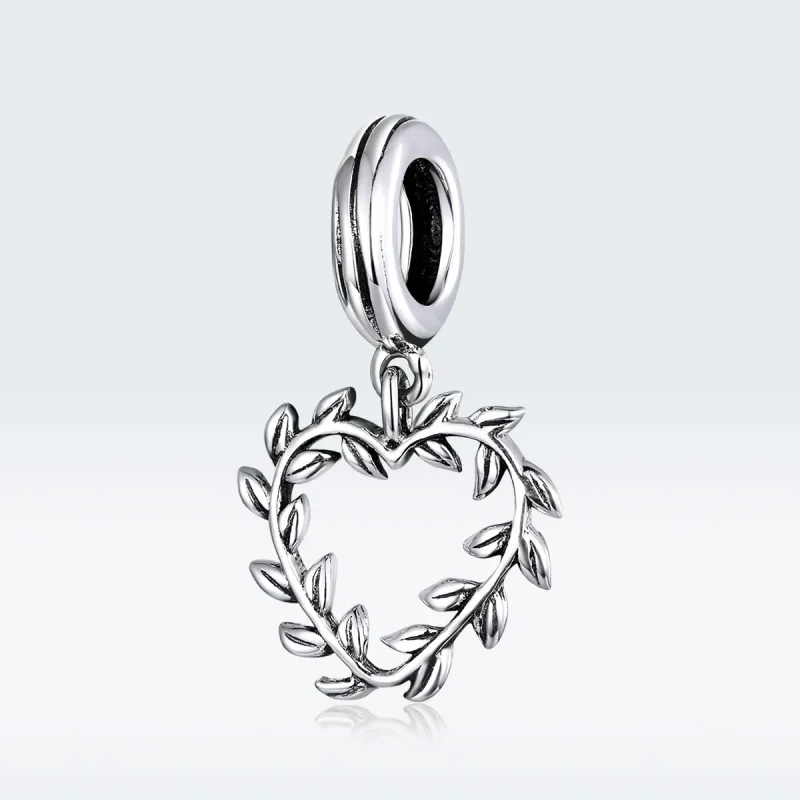 (bilde for) Pandora Style Silver Weave Love Dangle - SCC1520 - Vis 5