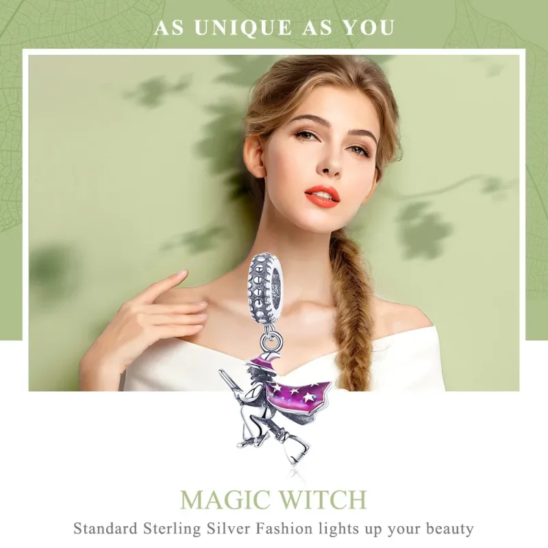 (bilde for) Pandora Style Silver Wizard of Oz Dangle - SCC914 - Vis 6