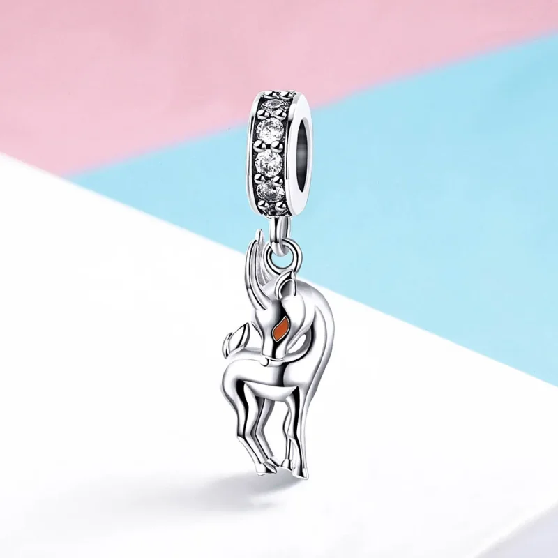 (bilde for) Pandora Style Siste Tibetanske Antilope Dangle - BSC046 - Vis 2