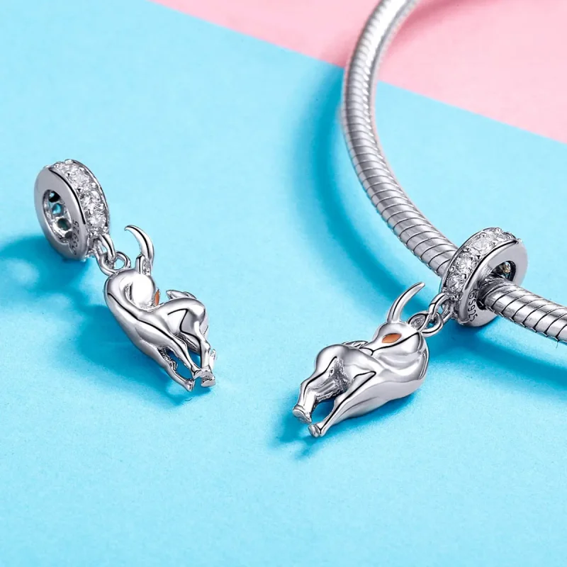 (bilde for) Pandora Style Siste Tibetanske Antilope Dangle - BSC046 - Vis 4