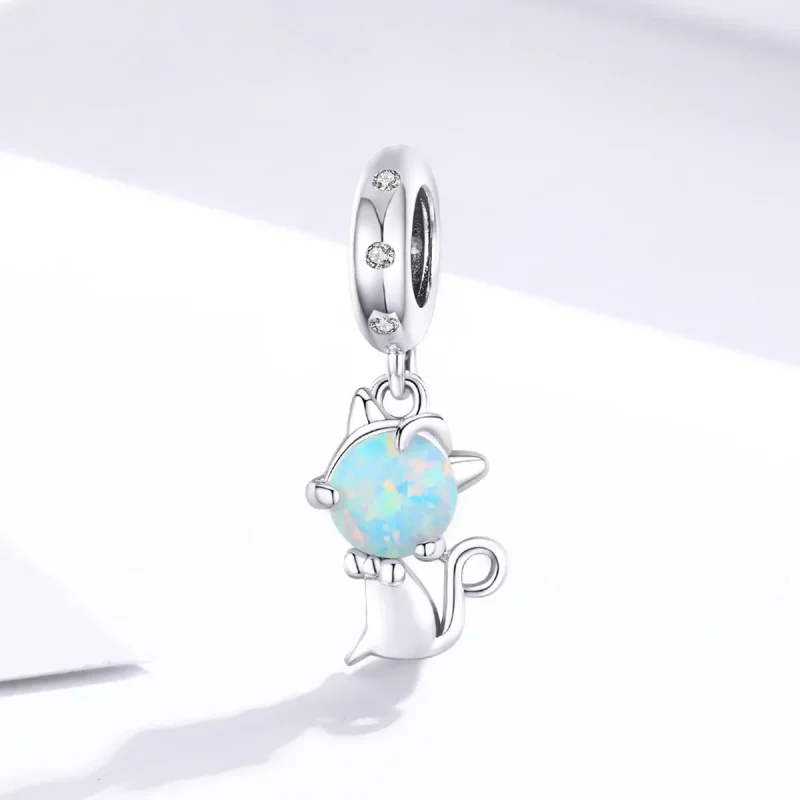 (bilde for) Pandora Style Sølv elskede Kitty Dangle - BSC235 - Vis 2