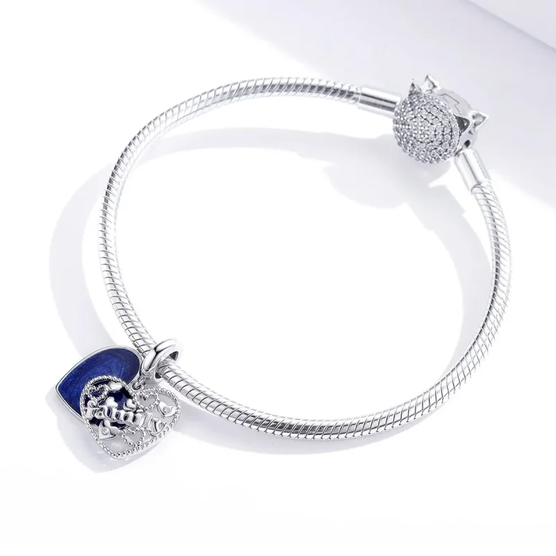 (bilde for) Pandora Style Sølv Familiebokstaver Dingler - BSC293 - Vis 4