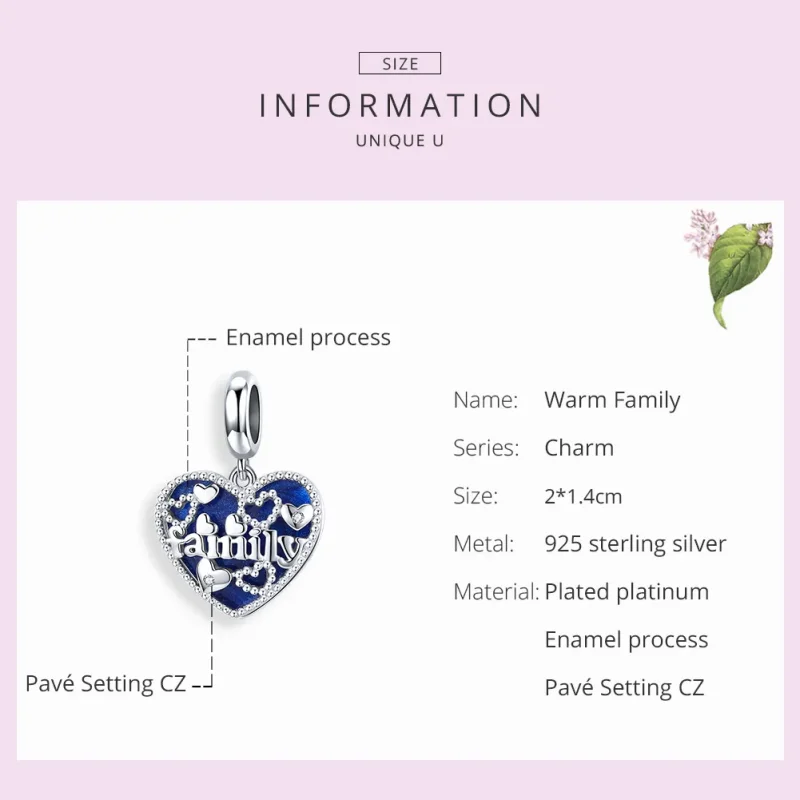 (bilde for) Pandora Style Sølv Familiebokstaver Dingler - BSC293 - Vis 7