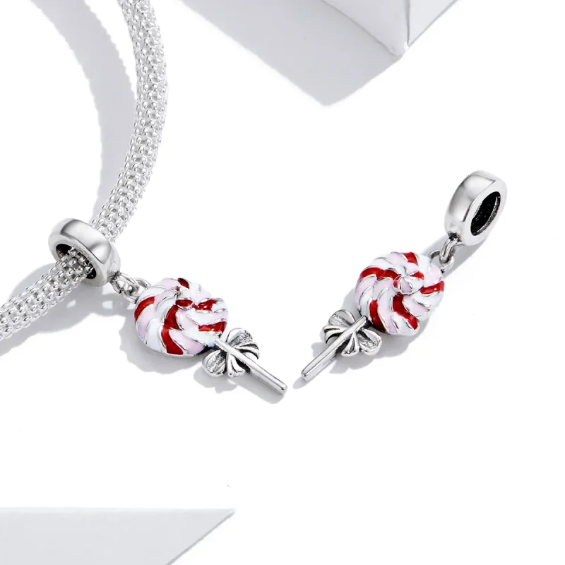 (bilde for) Pandora Style Sølv Lollipop Dangle - SCC1491 - Vis 2