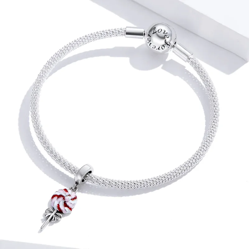 (bilde for) Pandora Style Sølv Lollipop Dangle - SCC1491 - Vis 4