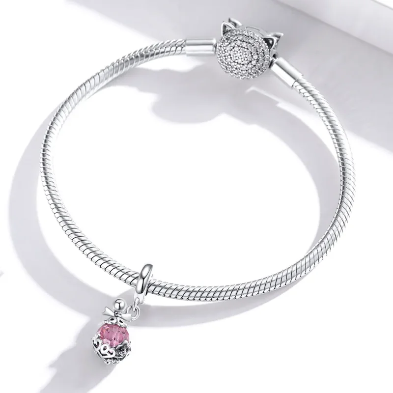 (bilde for) Pandora Style Sølv parfymeflaske Dangle - SCC1734 - Vis 3