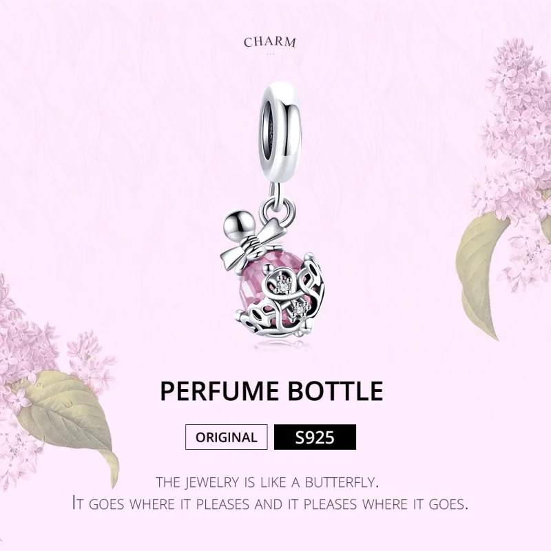 (bilde for) Pandora Style Sølv parfymeflaske Dangle - SCC1734 - Vis 6
