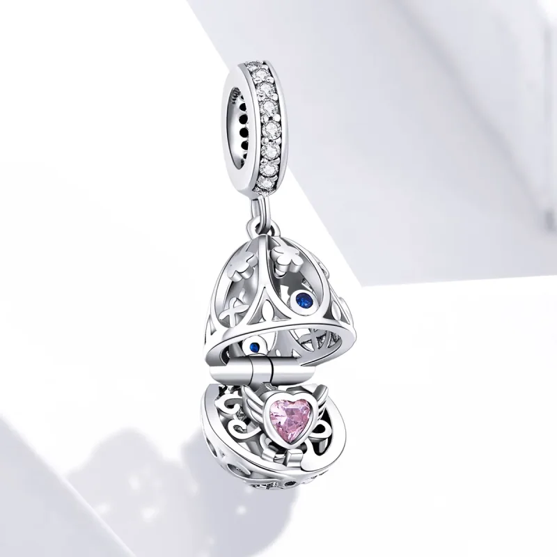 (bilde for) Pandora Style Sølv Påskeegg Med Treasure Dingle - SCC1465 - Vis 2