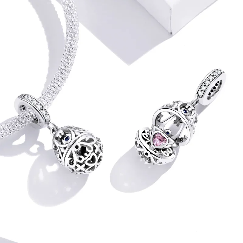 (bilde for) Pandora Style Sølv Påskeegg Med Treasure Dingle - SCC1465 - Vis 4