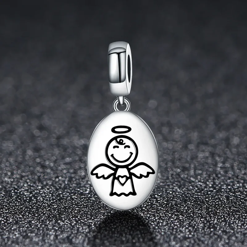 (bilde for) Pandora Style Sølv Spedbarnstap Dangle - SCC328 - Vis 3