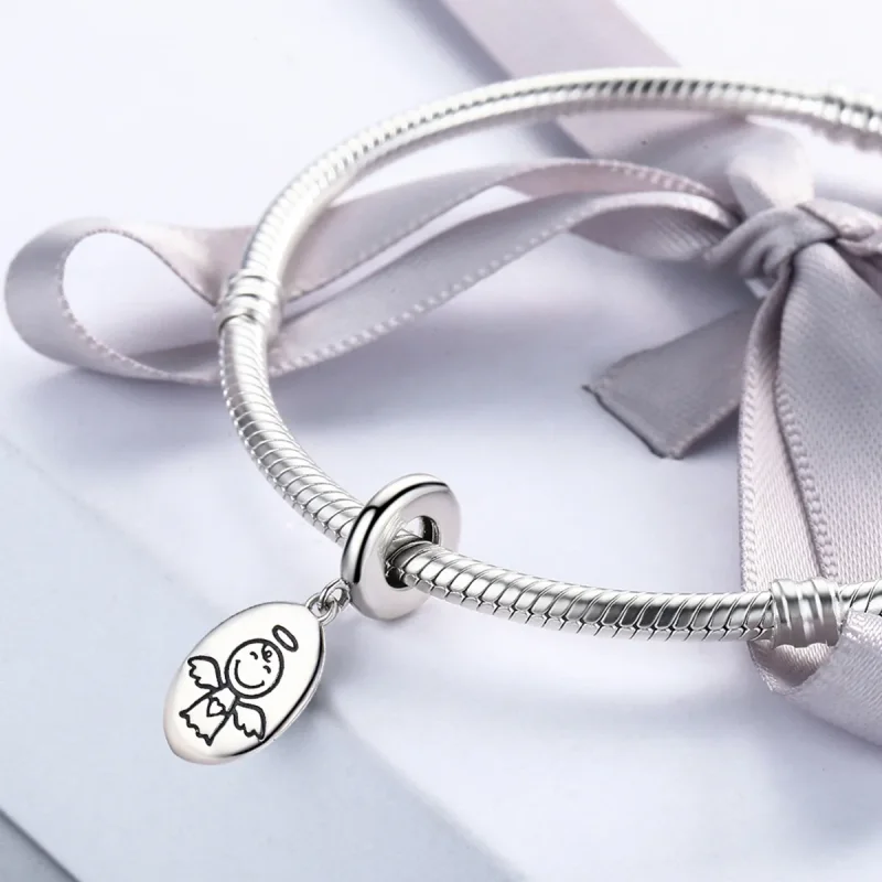 (bilde for) Pandora Style Sølv Spedbarnstap Dangle - SCC328 - Vis 4