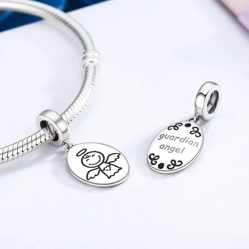 (bilde for) Pandora Style Sølv Spedbarnstap Dangle - SCC328 - Vis 5