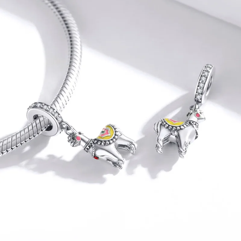 (bilde for) Pandora Style Sølv Søt Alpakka Dangle - SCC1737 - Vis 4