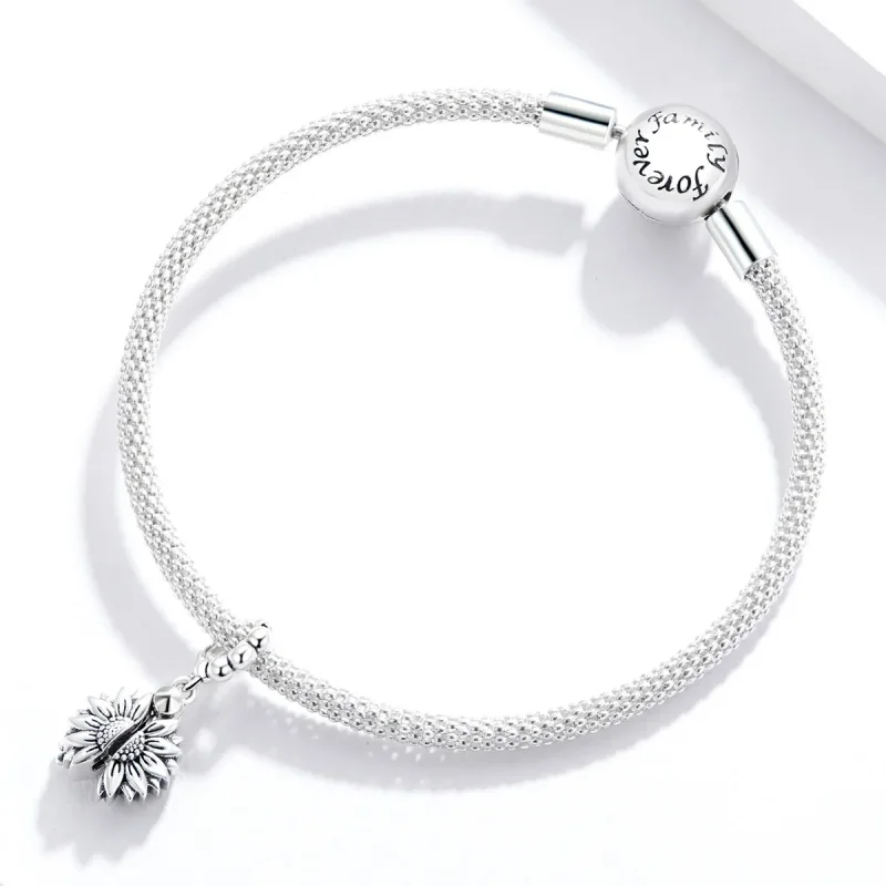 (bilde for) Pandora Style Smiling Sunflower Dingle - SCC1661 - Vis 3