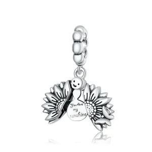 (bilde for) Pandora Style Smiling Sunflower Dingle - SCC1661