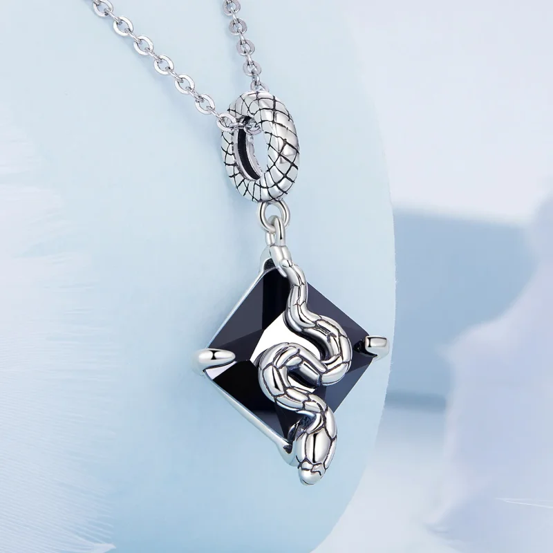 (bilde for) Pandora Style Snake Dangle - BSC691 - Vis 2