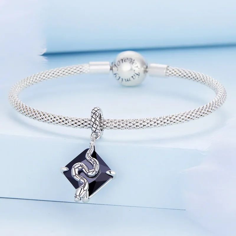 (bilde for) Pandora Style Snake Dangle - BSC691 - Vis 3