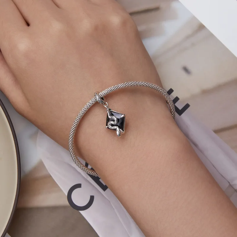(bilde for) Pandora Style Snake Dangle - BSC691 - Vis 5
