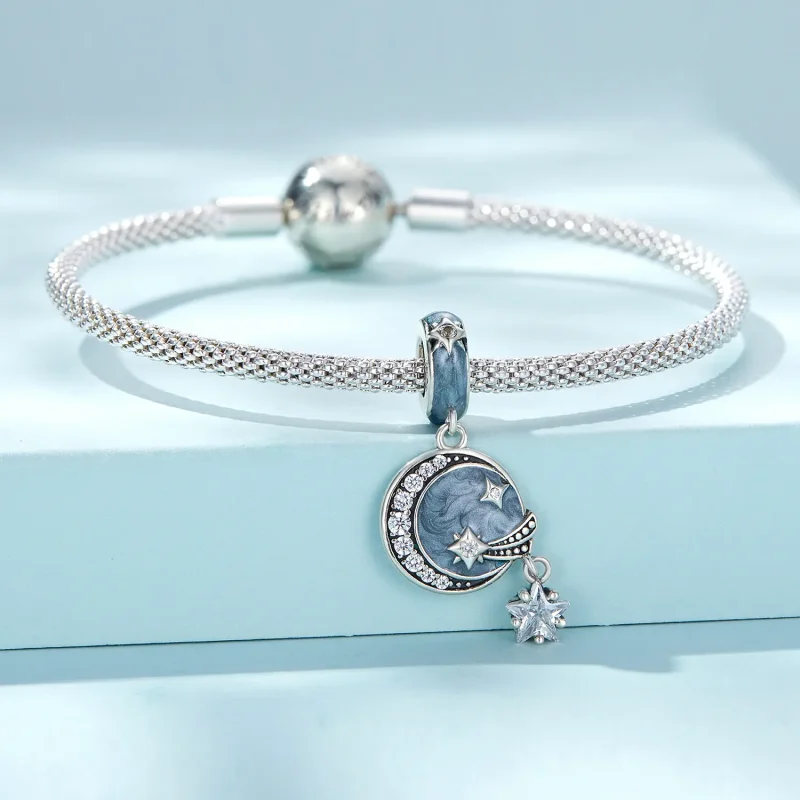 (bilde for) Pandora Style Star Galaxy Dangle - SCC2369 - Vis 3
