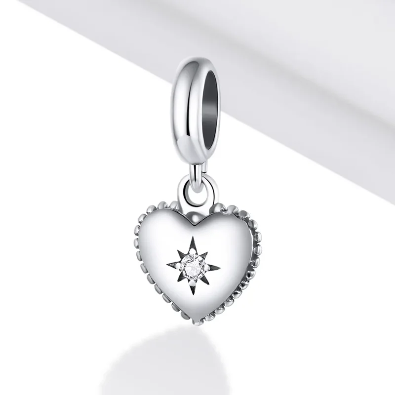 (bilde for) Pandora Style Starburst Love Dangle - SCX132 - Vis 2