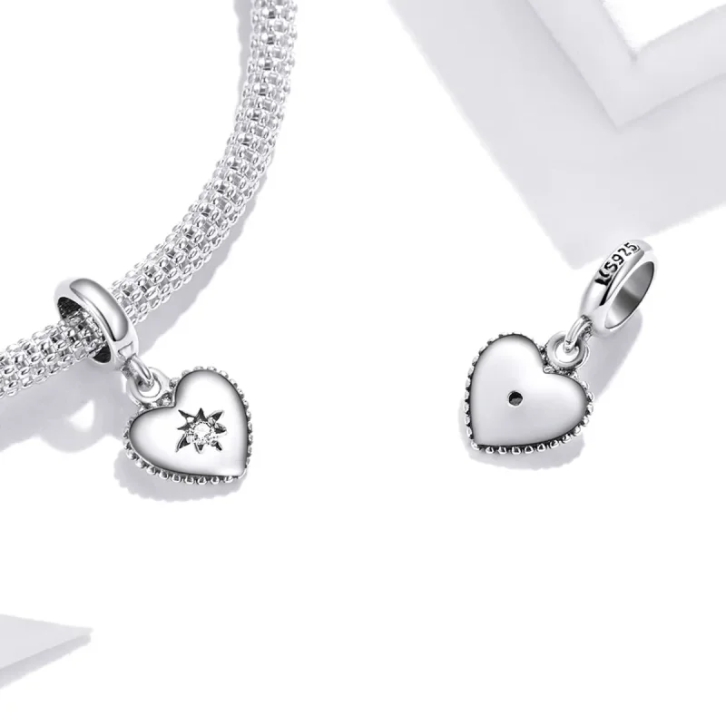 (bilde for) Pandora Style Starburst Love Dangle - SCX132 - Vis 4