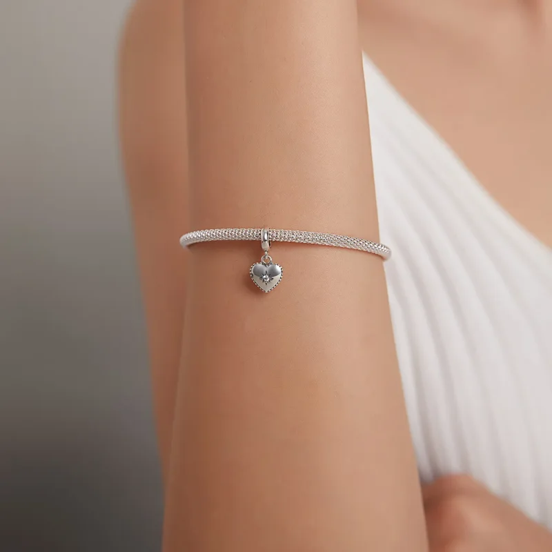 (bilde for) Pandora Style Starburst Love Dangle - SCX132 - Vis 5