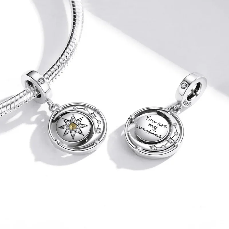 (bilde for) Pandora Style Stars and Moon Flow Dingle - BSC477 - Vis 4