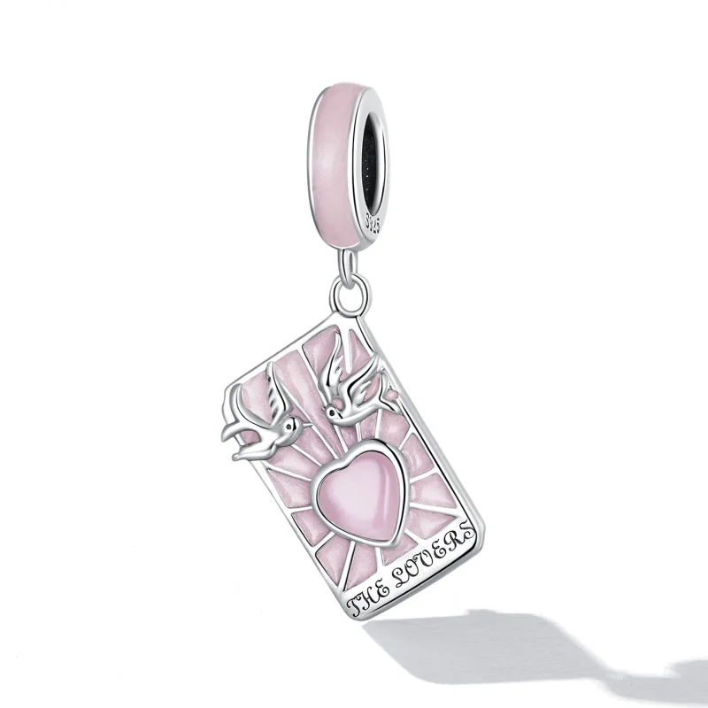 (bilde for) Pandora Style Tarot - Lovers Dangle - SCC2263 - Vis 2