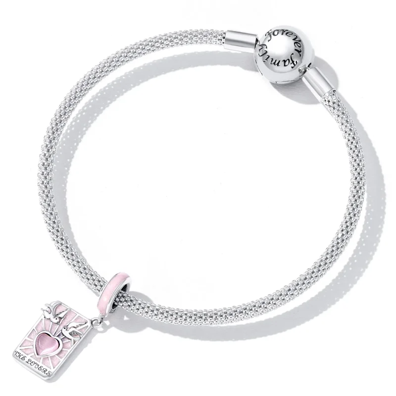 (bilde for) Pandora Style Tarot - Lovers Dangle - SCC2263 - Vis 4