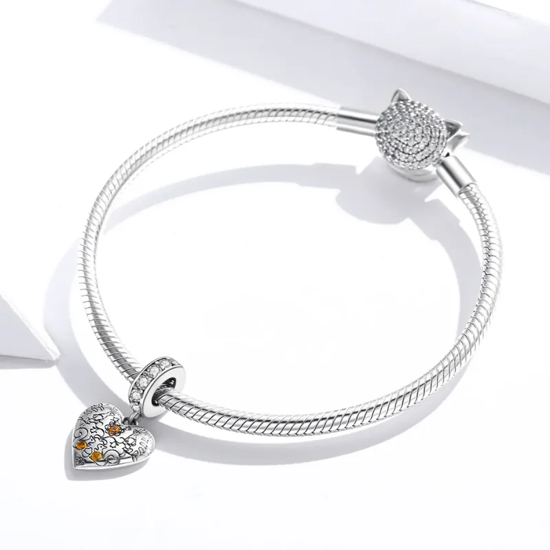 (bilde for) Pandora Style Vine Pine Cones Dingle - SCC1600 - Vis 3