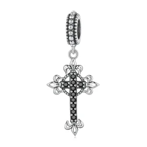 (bilde for) Pandora Style Vintage Cross Dangle - BSC669