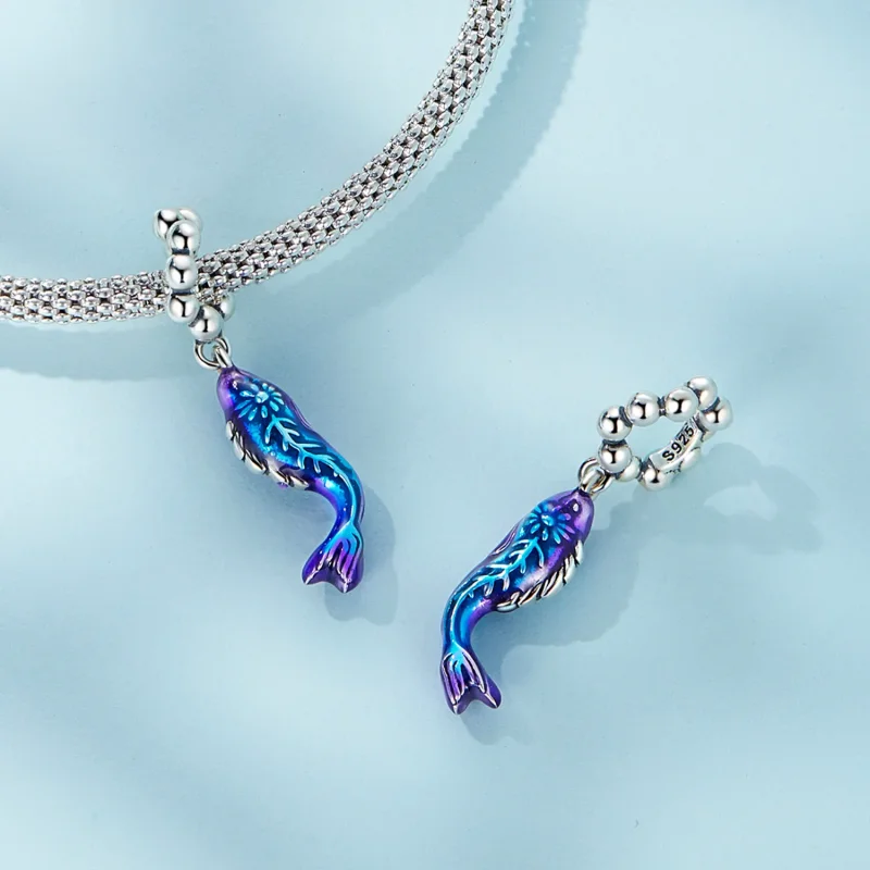 (bilde for) Pandora Style Weird Fish Dangle - SCC2376 - Vis 4