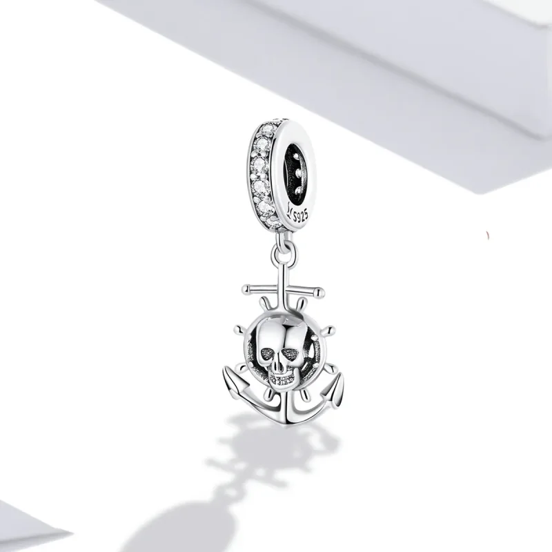 (bilde for) Pandora Style World Travel - Skjelett piratskip Dangle - SCC2030 - Vis 2