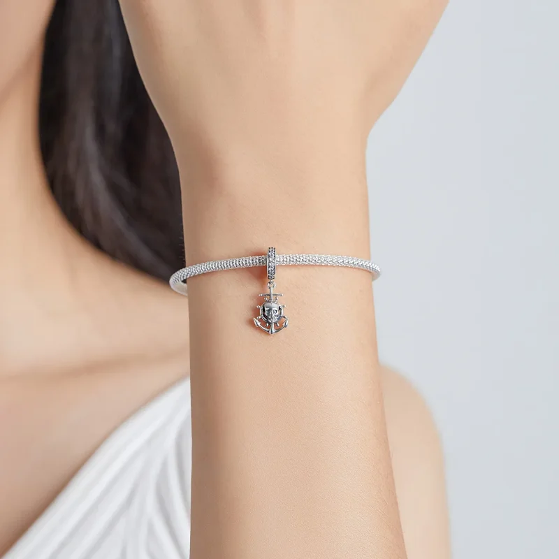 (bilde for) Pandora Style World Travel - Skjelett piratskip Dangle - SCC2030 - Vis 5