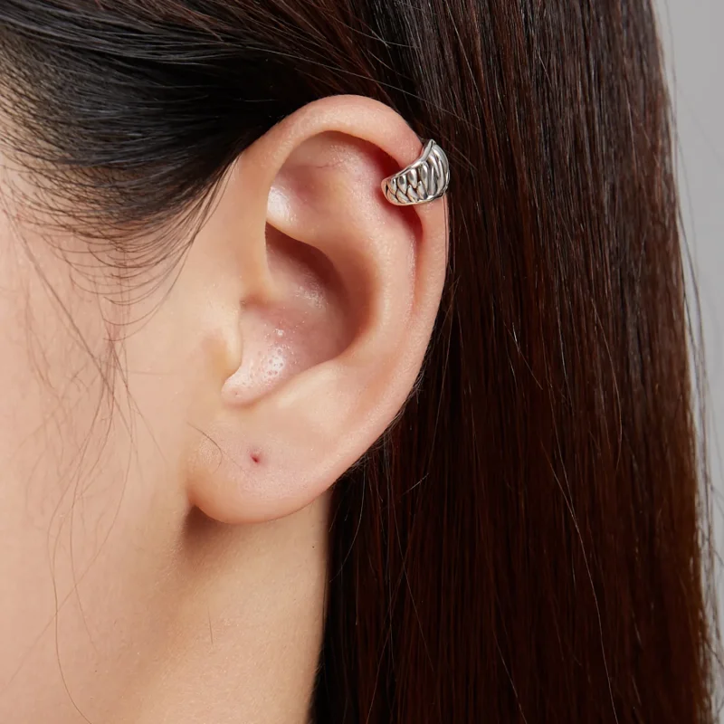 (bilde for) Pandora Style Beast Tooth Øreklips - SCE1203 - Vis 5